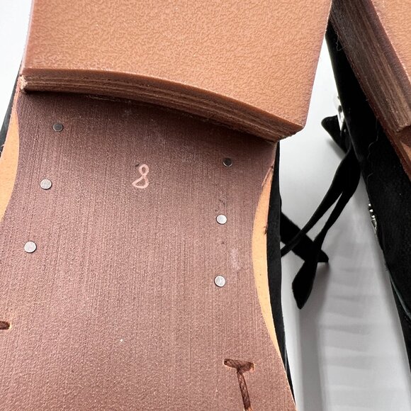 Sam Edelman Parker Ankle Boot Black Suede Size 8 - Picture 9 of 16